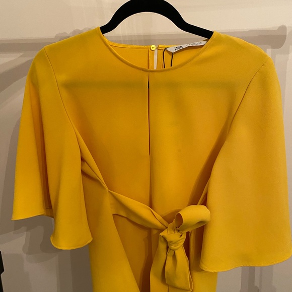 Zara Yellow Blouse - Picture 5 of 5